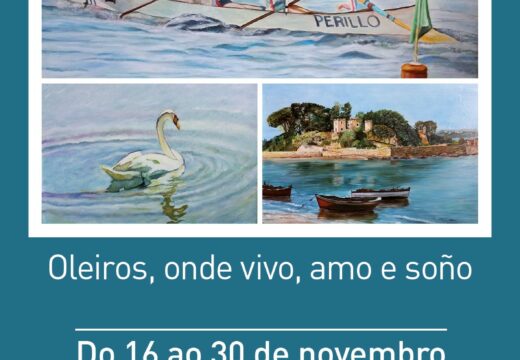 Inauguración da mostra de pintura de Carmena Bedmar na Fábrica: Oleiros, onde vivo amo e soño